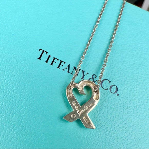 Tiffany & Co Picasso heart necklace 925 silver BEAUTIFUL gift! - Picture 6 of 12